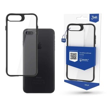 Apple iPhone 7 / 8 / SE (2020) (2022) 4.7" 3MK Satin Armor+ Clear Case Cover, Transparent | Caurspīdīgs Silikona...