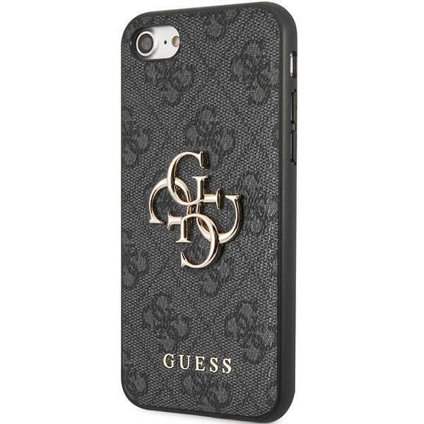 Apple iPhone 8 / 7 / SE (2020) (2022) 4.7" Guess Big Metal Logo Case Cover (GUHCI84GMGGR), Grey | Telefona Maciņš... (0)