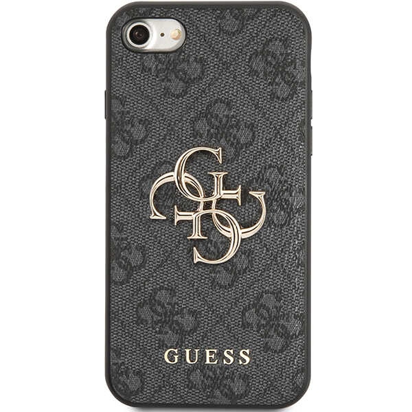 Apple iPhone 8 / 7 / SE (2020) (2022) 4.7" Guess Big Metal Logo Case Cover (GUHCI84GMGGR), Grey | Telefona Maciņš... (1)