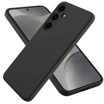 Samsung Galaxy S26 (SM-S942B/DS) Matt Silicone Color Case Cover, Black | Silikona Vāciņš Maciņš Apvalks Bampers