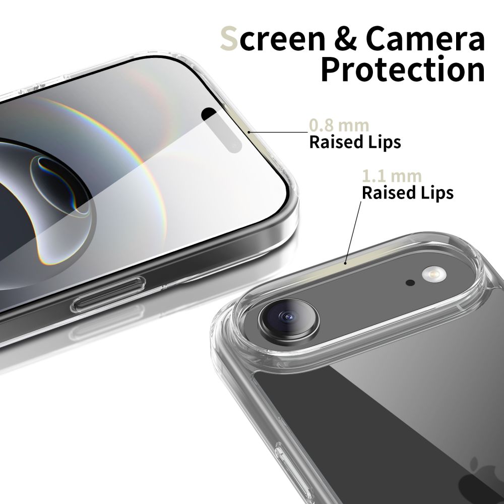 Tech-Protect FlexAir Hybrid vāciņš iPhone 17 Air - Caurspīdīgs | Phone Case Cover (1)