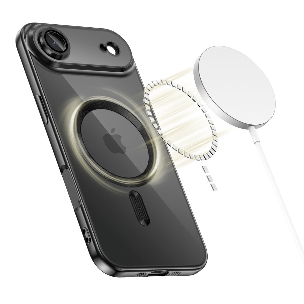 Tech-Protect MagFlex MagSafe vāciņš iPhone 17 Air - Caurspīdīgi melns | Phone Case Cover (0)