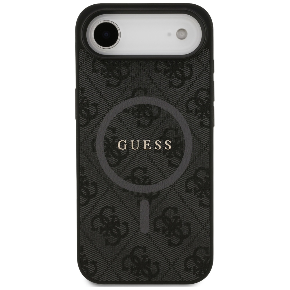 Guess 4G Ring Classic Logo MagSafe vāciņš iPhone 17 Air telefonam – melns | Phone Case Cover (1)