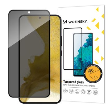 Samsung Galaxy S22 5G (SM-S901) Privātais Aizsargstikls uz Visu Ekrānu | Privacy Tempered Glass Fullscreen Protector