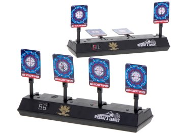 Elektroniskais Mērķis Šaušanai ar NERF 4 gab. | Electric Scoring Auto Reset Shooting Digital Target