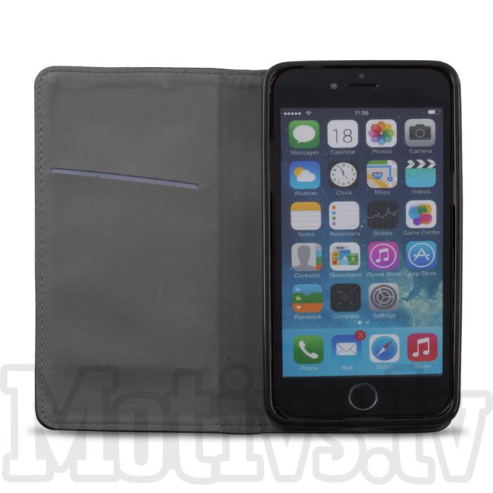 Apple iPhone XS MAX Magnet TPU Book Case Cover Wallet with Pockets - Black | Telefona Maciņš Vāciņš Apvalks... (1)