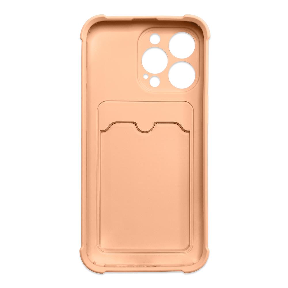 Apple iPhone XS Max 6.5" Silicone Wallet Card Case, Pink | Silikona Vāciņš Maciņš Apvalks Bampers (0)