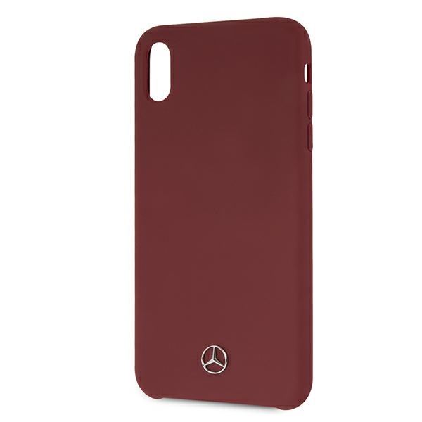 Mercedes MEHCI65SILRE iPhone Xs Max red hardcase Silicone Line (1)