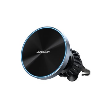 Joyroom magnētiskais auto turētājs ar 15W bezvadu lādētāju ventilācijas restē, melns (JR-ZS240 Pro)