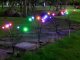 Saules dārza lampas LED bumbiņas, 2 gab. komplekts, 70 cm, RGB