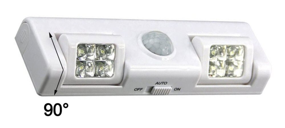 Nakts lampa mājai un dārzam, gaisma ar kustības un krēslas sensoru, 8 LED | Night Lamp Light with Motion and Dusk... (3)