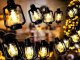 Saules dārza lampiņu virtene ar 20 LED laternām balkonam un terasei
