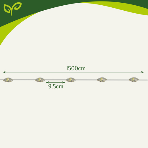 Saules dārza virtene Gardlov 15m IP44 150 LED (1)