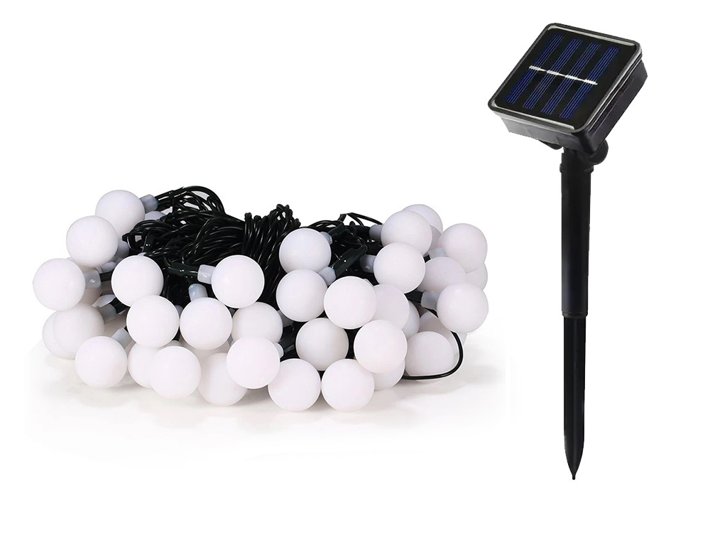 Saules dārza virtene ar 40 LED lampiņām, daudzkrāsaina (0)