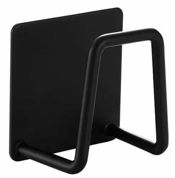 Virtuves Sūkļa Turētājs, Melns | Kitchen Sponge Holder