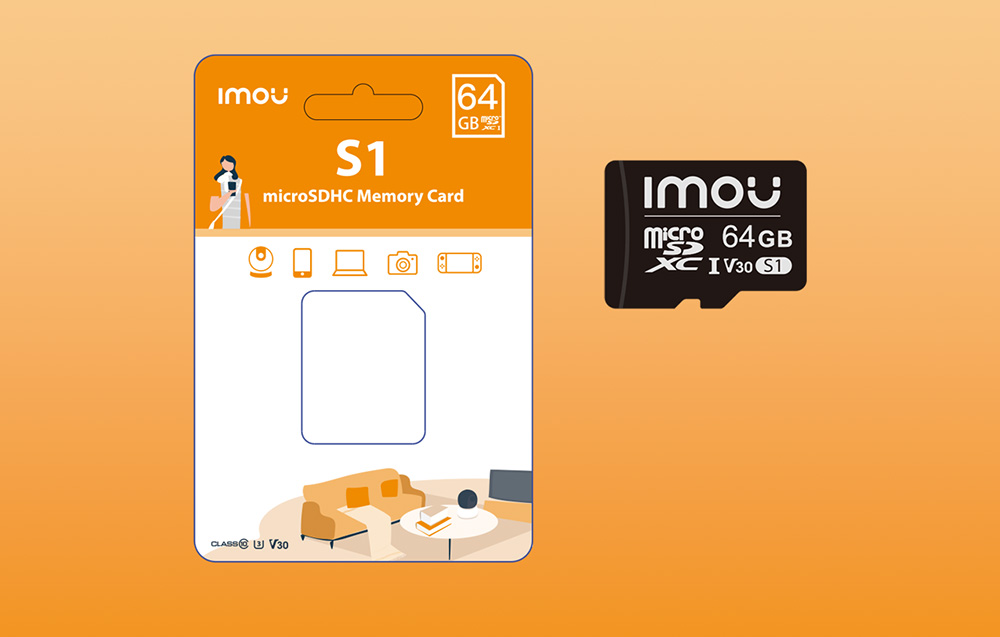 Atmiņas karte Imou microSD (UHS-I, SDXC, 10/U3/V30, 95/38) | Memory card (3)