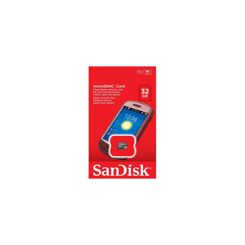 SanDisk 32GB microSDHC atmiņas karte, pelēka (0)