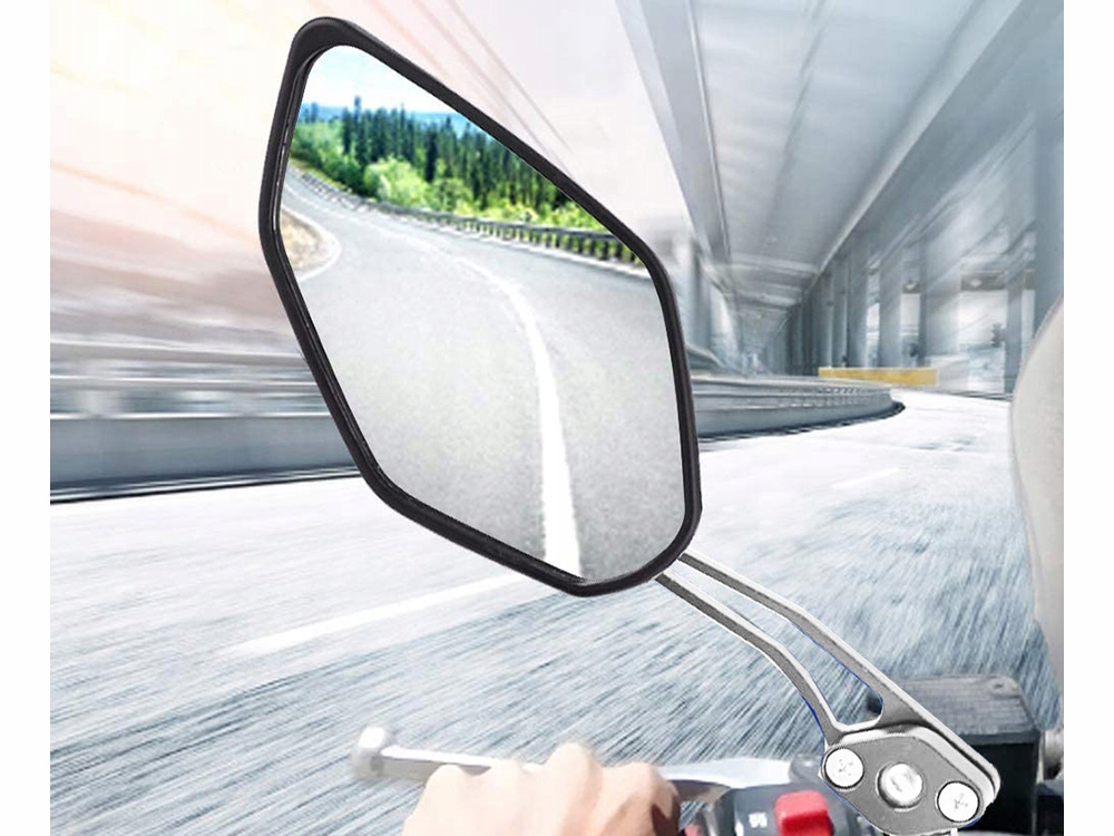 Velosipēda Motocikla Atpakaļskata Spoguļi, Komplekts no 2 gab. | Universal Bicycle Rear View Mirrors (2)