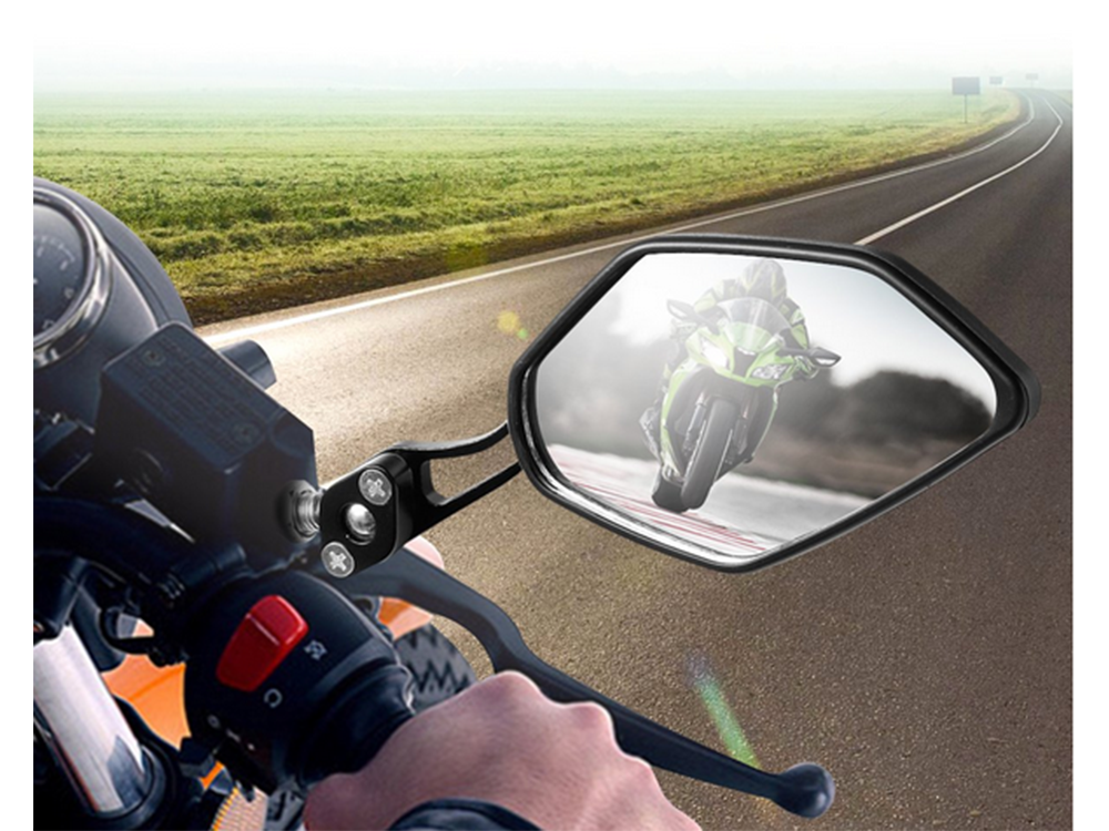 Velosipēda Motocikla Atpakaļskata Spoguļi, Komplekts no 2 gab. | Universal Bicycle Rear View Mirrors (4)