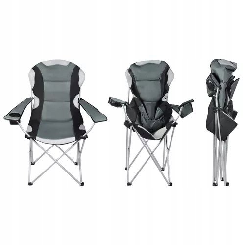 Zvejas un Atpūtas Krēsls Trizand 23674, Pelēks | Fishing Chair (6)