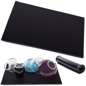 Silikona Bāra Paklājiņš Dzērienu Pasniegšanai Trauku Žāvēšanai | Bar Service Spill Drip Mat Pad
