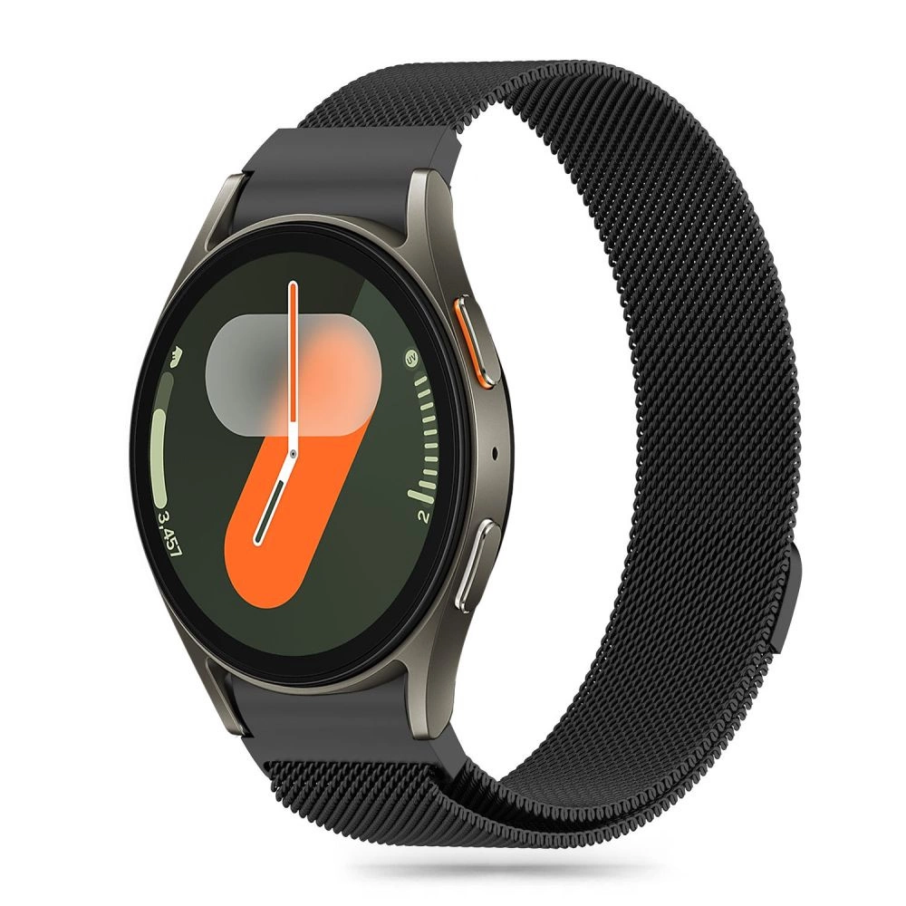 Tech-Protect MilaneseBand priekš Samsung Galaxy Watch 4 / 5 Pro 6 7 FE - melns | for black