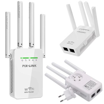 Jaudīgs Wifi Signāla Pastiprinātājs 300Mb/S Wps | Wifi Repeater