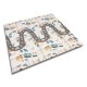 Izglītojošs salokāms bērnu putu paklājs 200x180x1cm Nukido NK-340, Ceļš-Cipari | Kids Folding Foam Mat