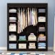 Portatīvs Auduma Apģērba Skapis Drēbju Organaizers Garderobe, 180x133x44 cm | Portable Clothing Wardrobe Storage...