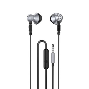 Dudao metāla vadu austiņas ar 3,5 mm mini ligzdu, pelēkas (X2C-Gray)