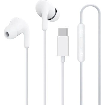 Xiaomi BHR8931GL Wired USB Type C Earphones with Microphone, White | Vadu Austiņas ar USB Type C Savienojumu