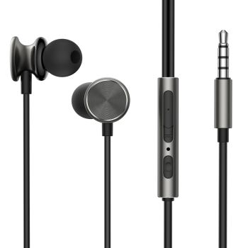 Joyroom Wired Series JR-EW03 vadu in-ear austiņas – tumši pelēkas