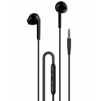 Dudao X3 vadu USB-C ausī liekamās austiņas – melnas