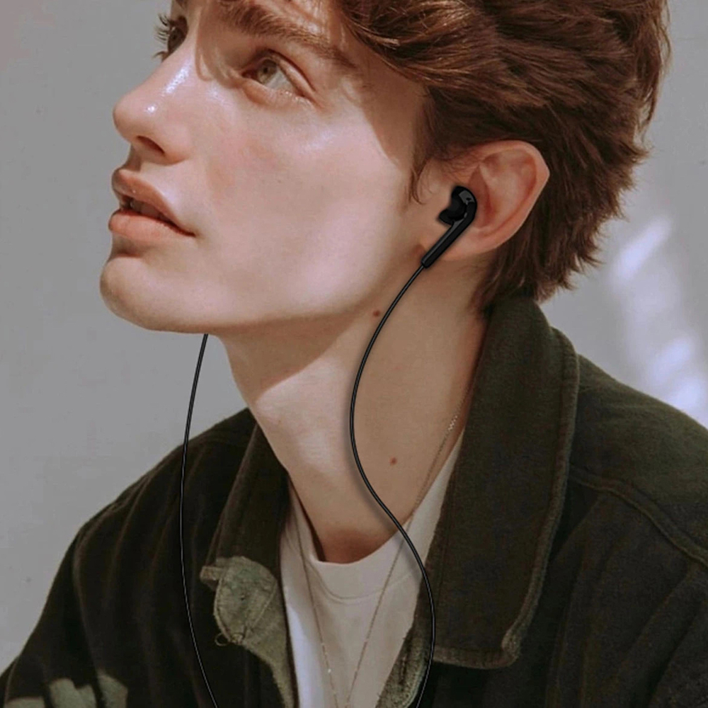 Dudao X3+ vadu USB-C ausīs ievietojamās austiņas – melnas (0)