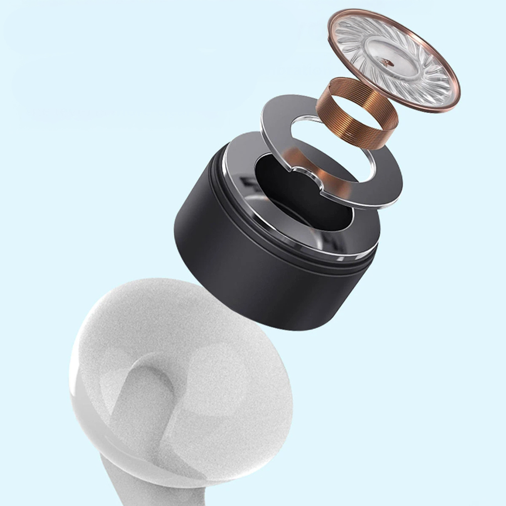 Dudao X3+ vadu USB-C austiņas ausī ievietojamas – baltas (2)