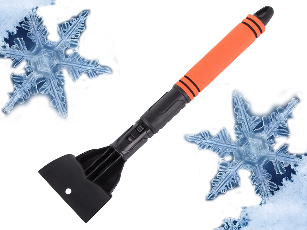 Auto Logu Ledus Skrāpis ar Neslīdošu Ergonomisku Rokturi | Car Window Ice Scraper with Non-Slip Ergonomic Handle (0)
