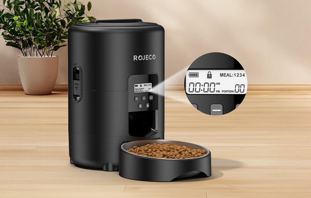 Rojeco automātiskā barotava 2L - Barības dozators mājdzīvniekiem (3)