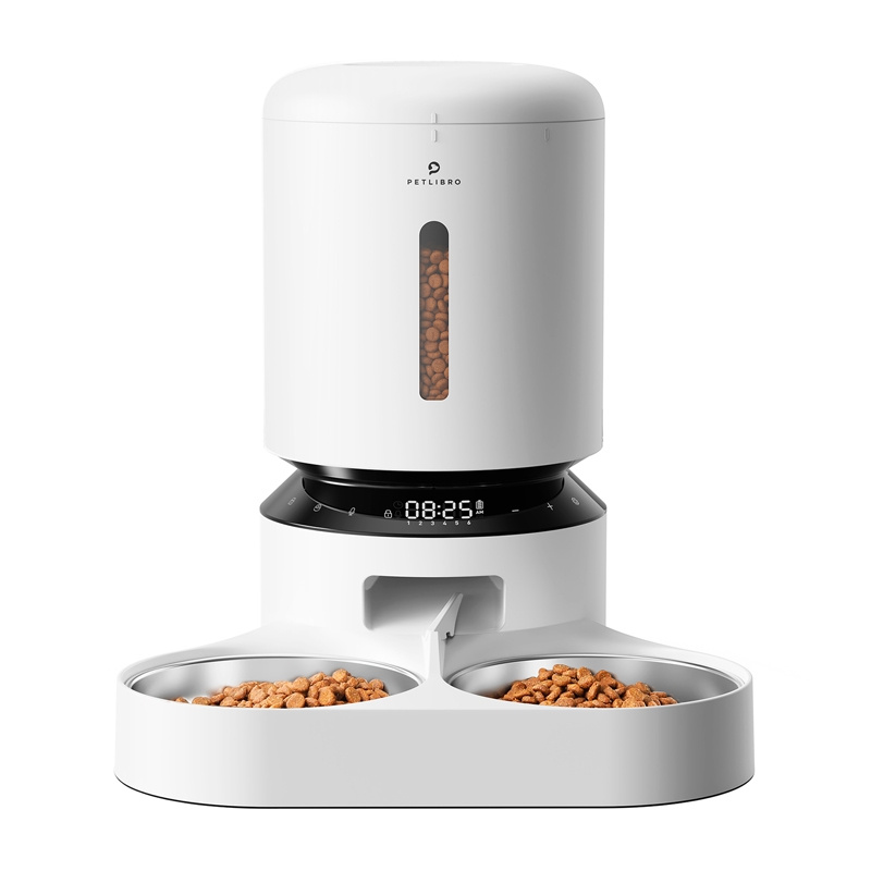 Automātiskā dzīvnieku barotava Petlibro Granary Double Bowl 5L (Balta) (0)