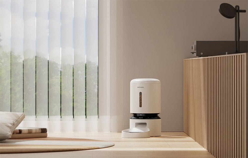 Viedā dzīvnieku barotava Petlibro Granary ar kameru 5L Balta (3)