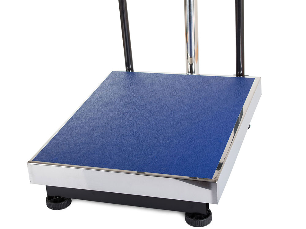 Elektroniskie noliktavas platformas svari 50x40 cm, 300 kg, sudraba krāsa (2)