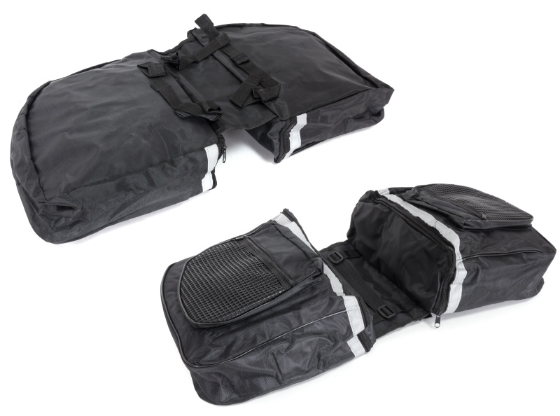 Divpusēja Ērta Velosipēdu Soma uz Bagāžnieka, Melna | Double-sided Comfortable Bicycle Bag on the Trunk (0)