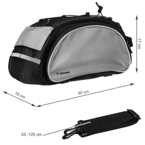 Universāla velosipēda rāmja soma ar atstarotājiem SR14096 (2)