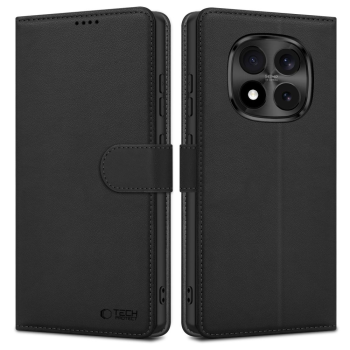 Xiaomi Redmi Note 15 Pro+ Plus Tech-Protect Wallet Book Case Cover, Black | Telefona Vāciņš Maciņš Apvalks Grāmatiņa