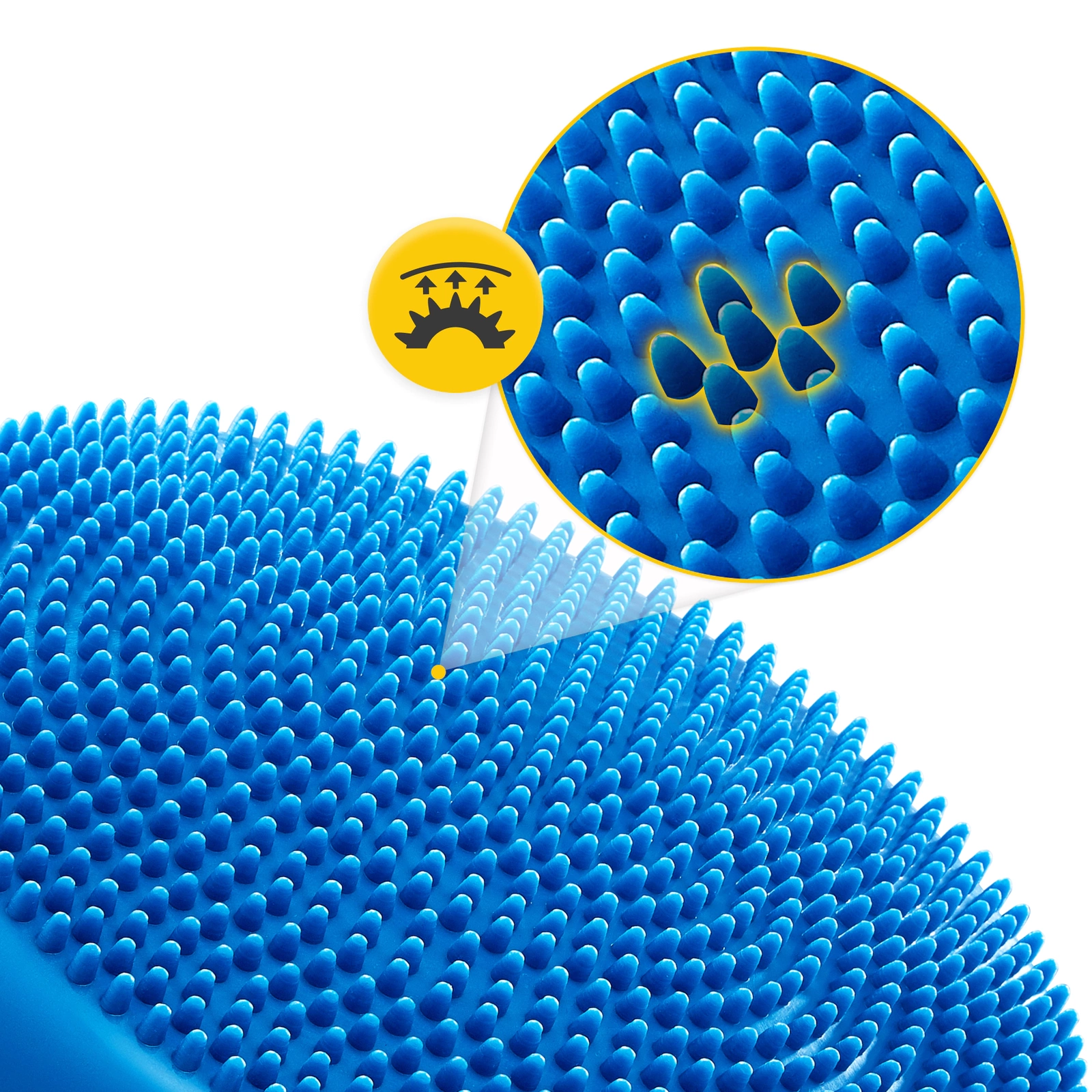 Sensorais līdzsvara spilvens PRO+ 33 cm, zils (2)