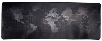 Datorgalda Paklājs Peles Paliktnis ar Pasaules Karti - 30x78x0,2 cm | Computer Table Carpet Mouse Pad with World Map