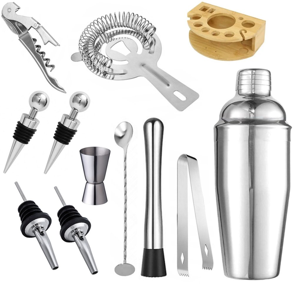 Bārmeņa Bāra Piederumu Komplekts no 12 Elementiem | A Bartender Set with 12 Elements (4)