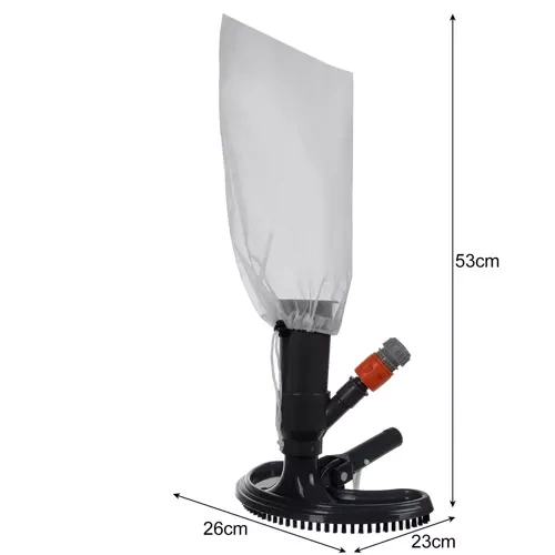 Rokas baseina putekļsūcējs dibena tīrīšanai ar suku (1)