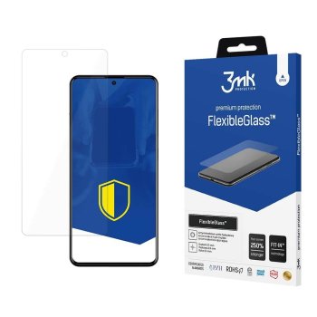 Samsung Galaxy A52 4G / 5G A52s Pretmikrobu Hibrīda Lokāms Aizsargstikls uz Visu Ekrānu | 3MK Flexible Glass Tempered Screen Protector