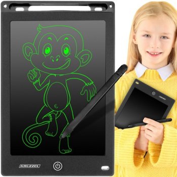 Zīmēšanas planšete bērniem 8.5" KRUZZEL 22454, melna
