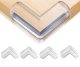 Stūru Aizsargi Bērna Drošībai Caurspīdīgs, 4 gab | Child Safety Round Silicone Table Corner